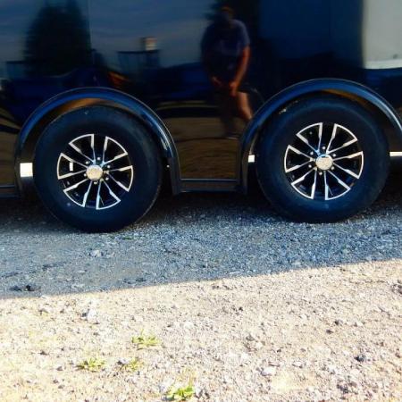 New 2025 Impact Trailers 8.5 x 22 Shockwave Flat Top Bullnose Aluminum Race 10K Car Hauler