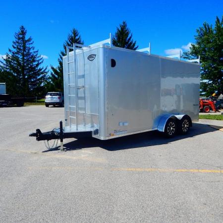 New 2026 Impact Trailers 7 x 16 Freelancer Flat Top Bullnose 7K Cargo / Enclosed Trailer