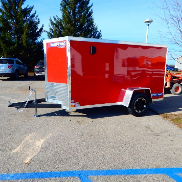 New 2026 Sure-Trac 5 x 10 Pro Series Enclosed Wedge Cargo Trailer, 3K Cargo / Enclosed Trailer