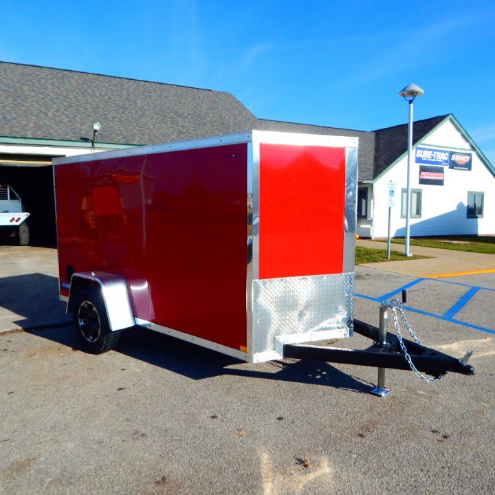 New 2026 Sure-Trac 5 x 10 Pro Series Enclosed Wedge Cargo Trailer, 3K Cargo / Enclosed Trailer