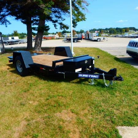 New 2026 Sure-Trac 5X10 6K SINGLE AXLE TILT Equipment Trailer