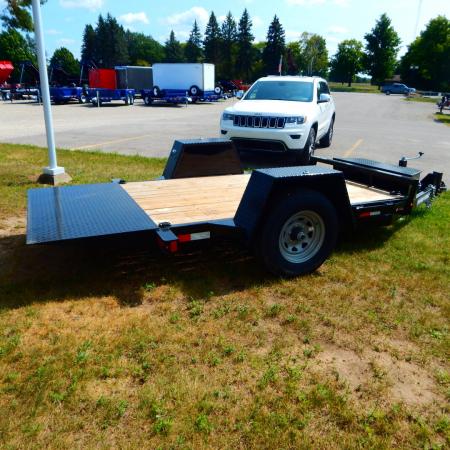 New 2026 Sure-Trac 5X10 6K SINGLE AXLE TILT Equipment Trailer