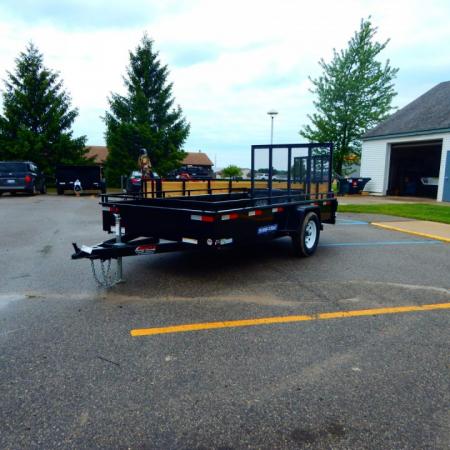New 2026 Sure-Trac 6X12 3K STEEL HIGH SIDE Utility Trailer