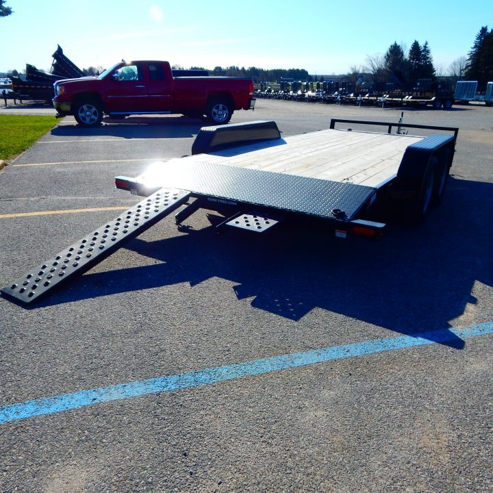 New 2026 Sure-Trac 7 x 16 (14+2) C-Channel Wood Deck Car Hauler Car Hauler