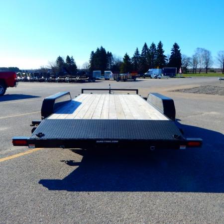 New 2026 Sure-Trac 7 x 16 (14+2) C-Channel Wood Deck Car Hauler Car Hauler