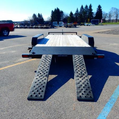 New 2026 Sure-Trac 7 x 16 (14+2) C-Channel Wood Deck Car Hauler Car Hauler