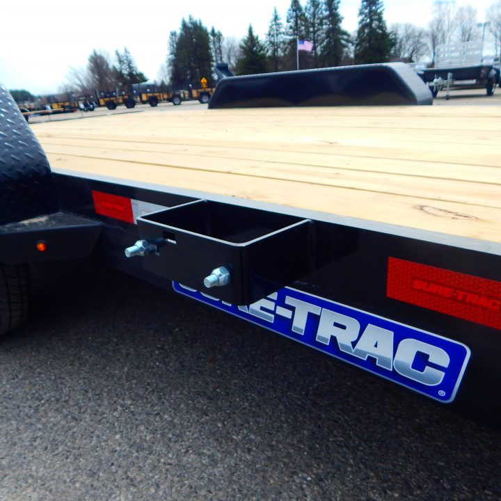 New 2026 Sure-Trac 7 x 18 (16+2) Wood Deck Car Hauler Car Hauler
