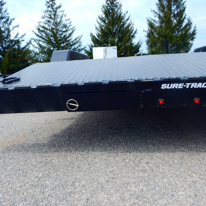 New 2026 Sure-Trac 7 x 18 (16+2) Wood Deck Car Hauler Car Hauler
