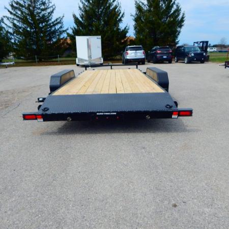 New 2026 Sure-Trac 7 x 18 (16+2) Wood Deck Car Hauler Car Hauler