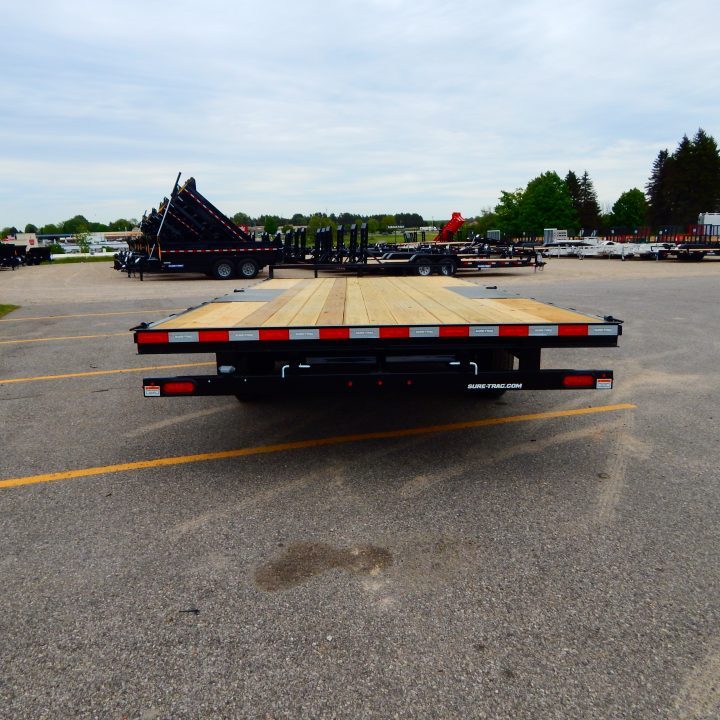 New 2026 Sure-Trac 8.5 x 20 (17+3) Low Profile Deckover 10K Deckover Trailer