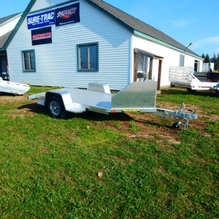 New 2027 Aluma MC10 SINGLE AXLE RAMP Utility Trailer