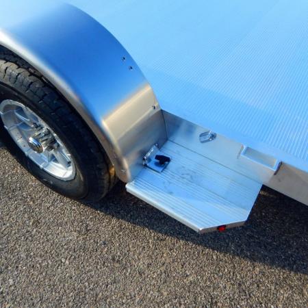 New 2027 Aluma 8216 TILT TANDEM AXLE ELETRIC BRAKE FRONT RAIL STD 5K RTD 14" ALUMINUM WHEELS Car Hauler