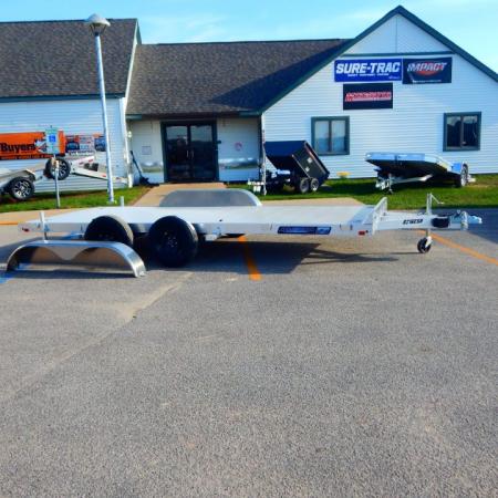 New 2027 Aluma 8216 EDGE SERIES ALUMNUM DECKTANDEM AXLE ELECTRIC BREAKS RAMP 2K RTD Car Hauler