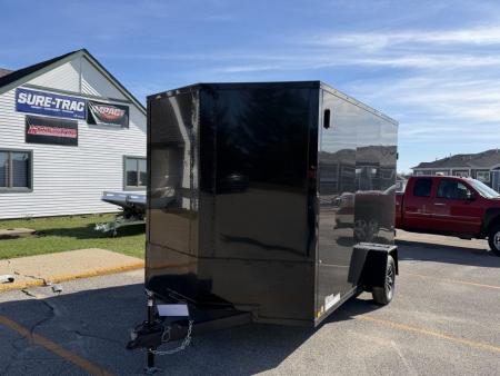New 2026 Impact Trailers 7 x 12 Quake Flat Top V-Nose 3.5k Brake Cargo / Enclosed Trailer