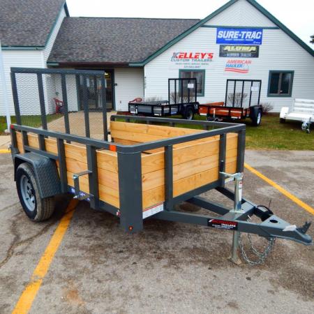 New 2026 Sure-Trac 5 x 10 Tube Top Three Board 3K Utility Trailer
