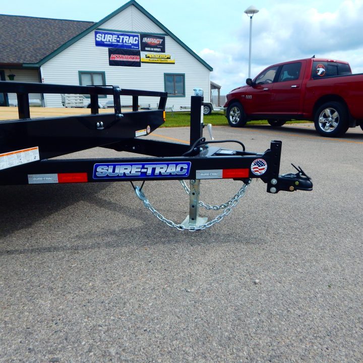 New 2026 Sure-Trac 8.5 x 20 (17+3) Low Profile Deckover 10K Deckover Trailer