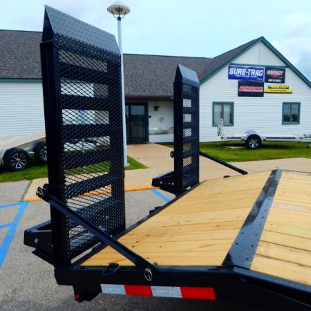 New 2026 Sure-Trac 8.5 x 20 (17+3) Low Profile Deckover 10K Deckover Trailer