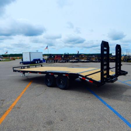 New 2026 Sure-Trac 8.5 x 20 (17+3) Low Profile Deckover 10K Deckover Trailer