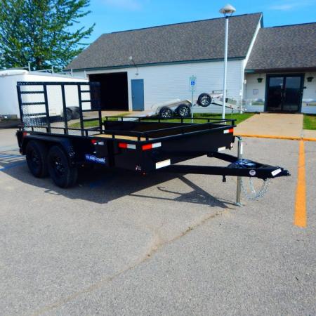 New 2026 Sure-Trac 7 x 12 Steel High Side Utility 7K Utility Trailer