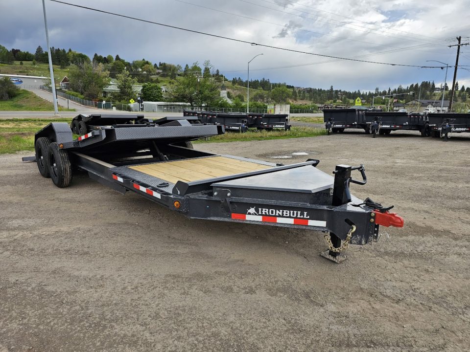 New 2027 Iron Bull 83"x22' 14k Tilt Deck Trailer