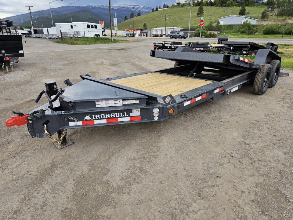 New 2027 Iron Bull 83"x22' 14k Tilt Deck Trailer