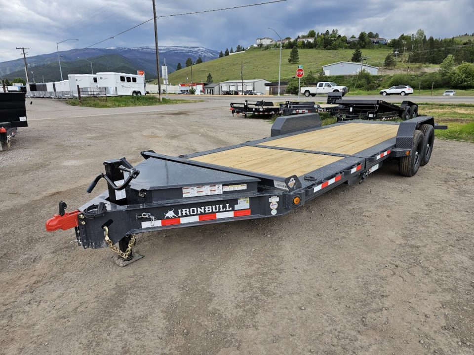 New 2027 Iron Bull 83"x22' 14k Tilt Deck Trailer