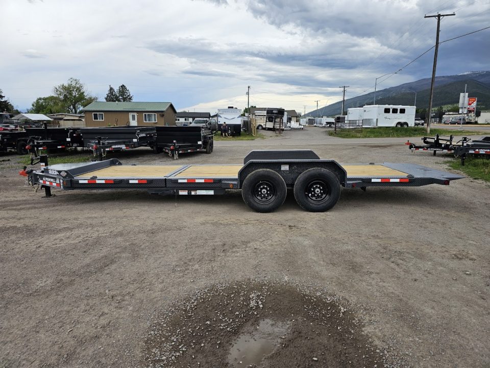 New 2027 Iron Bull 83"x22' 14k Tilt Deck Trailer