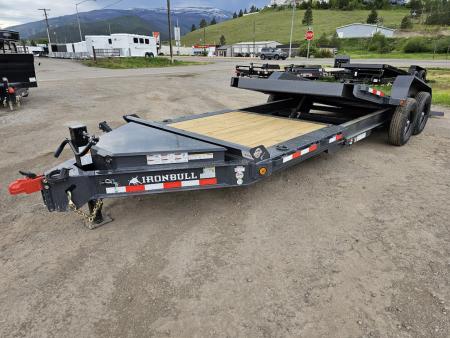 New 2027 Iron Bull 83"x22' 14k Tilt Deck Trailer
