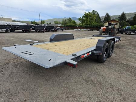New 2027 Iron Bull 83"x22' 14k Tilt Deck Trailer