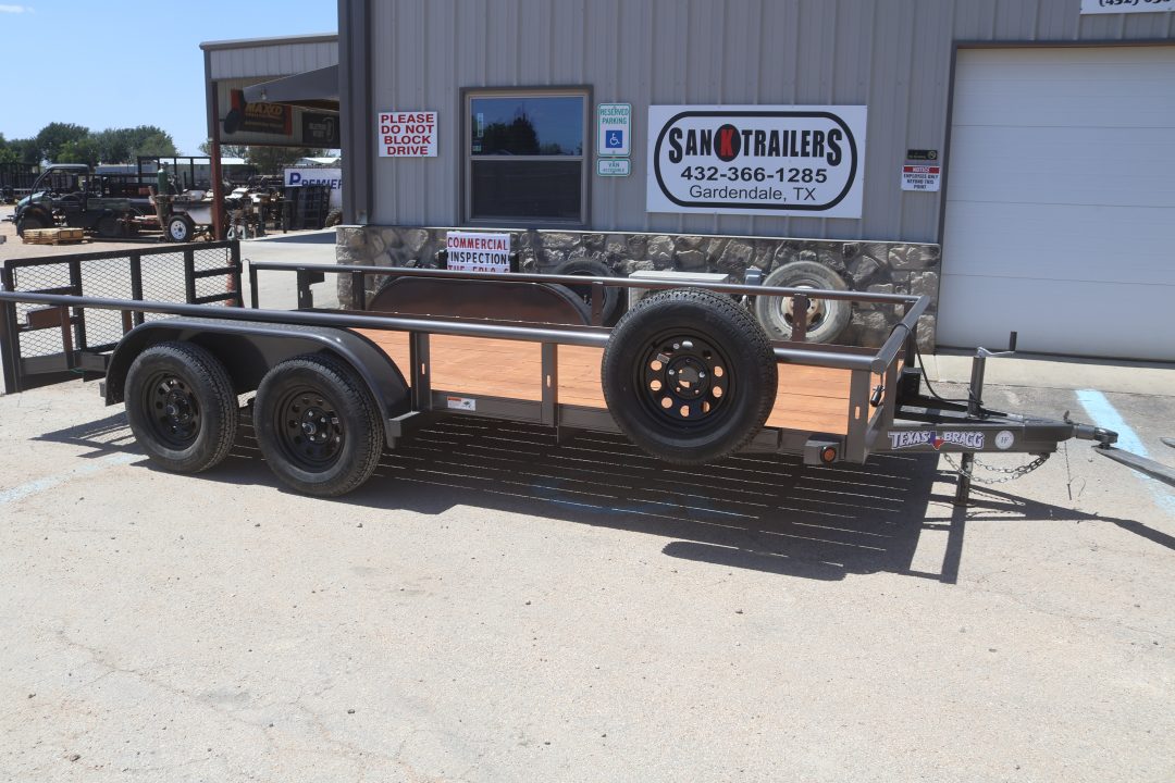 New 2026 Texas Bragg Trailers 83"X16' Extra Wide Pipe Top Utility Trailer