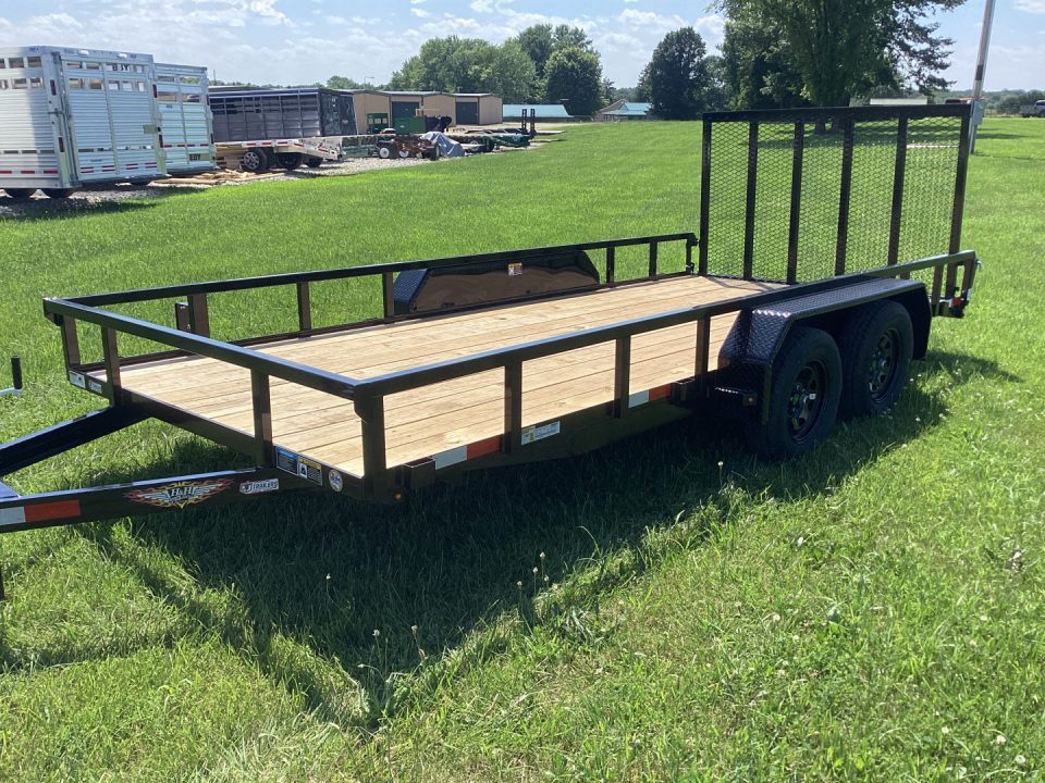 New 2026 H&H Trailers 82x16 Tandem Axle Utility Trailer, 7K