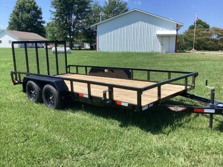 New 2026 H&H Trailers 82x16 Tandem Axle Utility Trailer, 7K