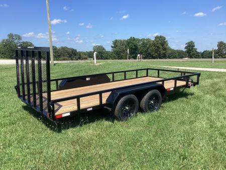 New 2026 H&H Trailers 82x16 Tandem Axle Utility Trailer, 7K