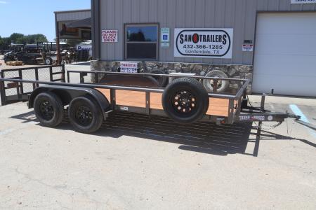 New 2026 Texas Bragg Trailers 83 X16' Extra Wide Pipe Top Utility Trailer