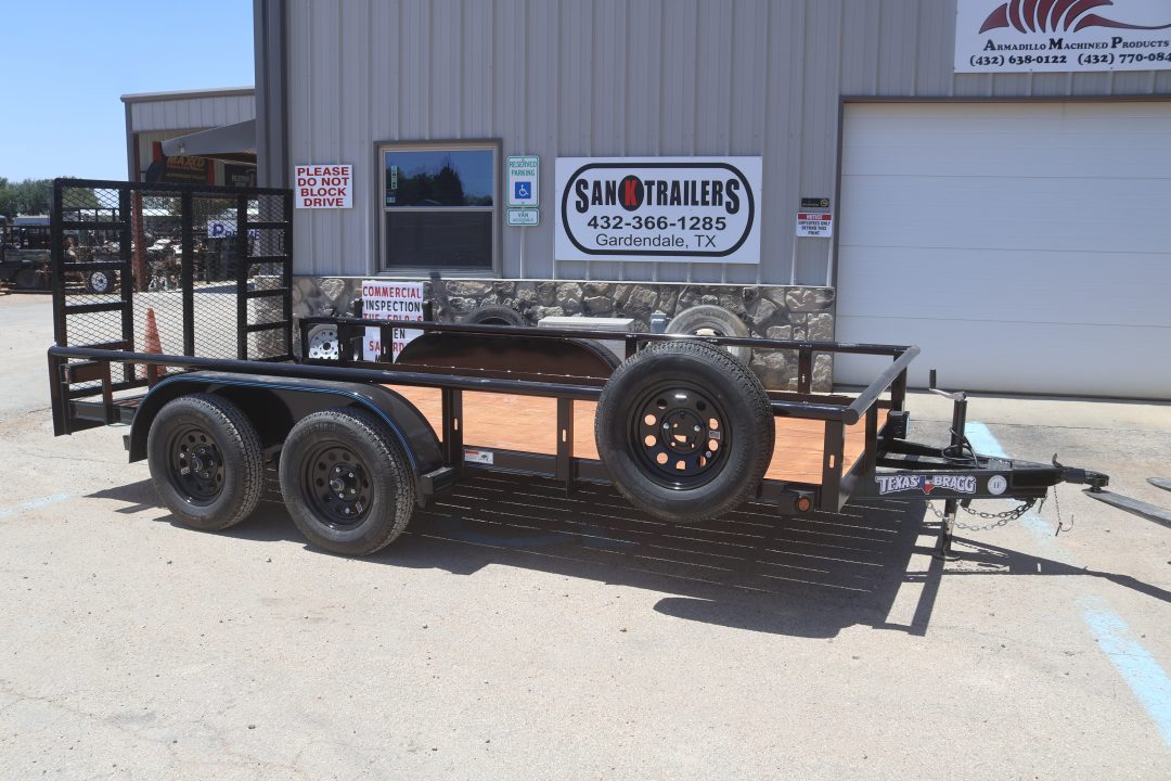 New 2026 Texas Bragg Trailers 83"X14' Extra Wide Pipe Top Utility Trailer