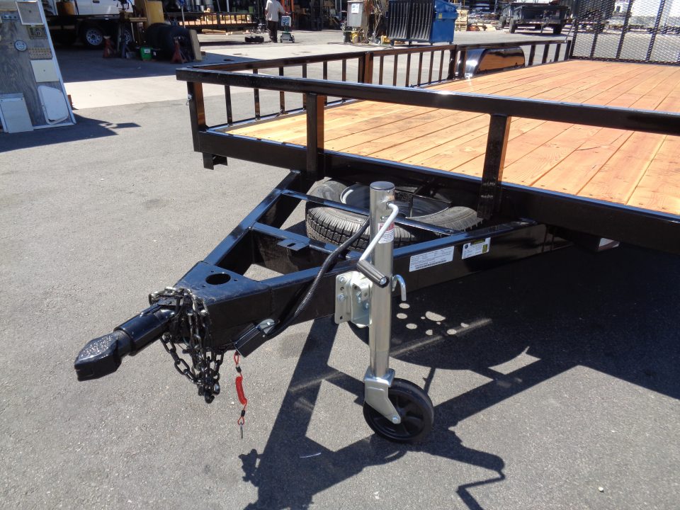 New 2027 Echo * EA-24-15T * 24Ft Tandem Axle 7K Utility Trailer W/ Side Ramps