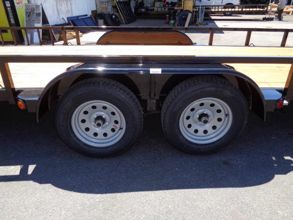 New 2027 Echo * EA-24-15T * 24Ft Tandem Axle 7K Utility Trailer W/ Side Ramps