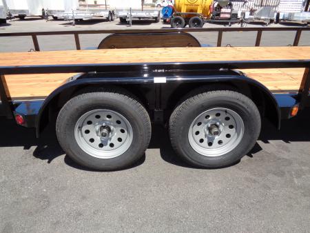 New 2027 Echo * EA-24-15T * 24Ft Tandem Axle 7K Utility Trailer W/ Side Ramps