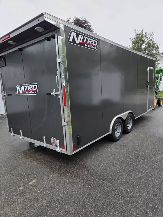 New 2026 Nitro 8.5x20 enclosed cargo trailer extra height with spoiler & torsion axles Cargo / Enclosed Trailer