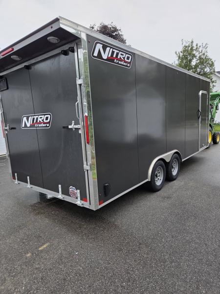 New 2026 Nitro 8.5x20 enclosed cargo trailer extra height with spoiler & torsion axles Cargo / Enclosed Trailer