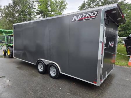 New 2026 Nitro 8.5x20 enclosed cargo trailer extra height with spoiler & torsion axles Cargo / Enclosed Trailer