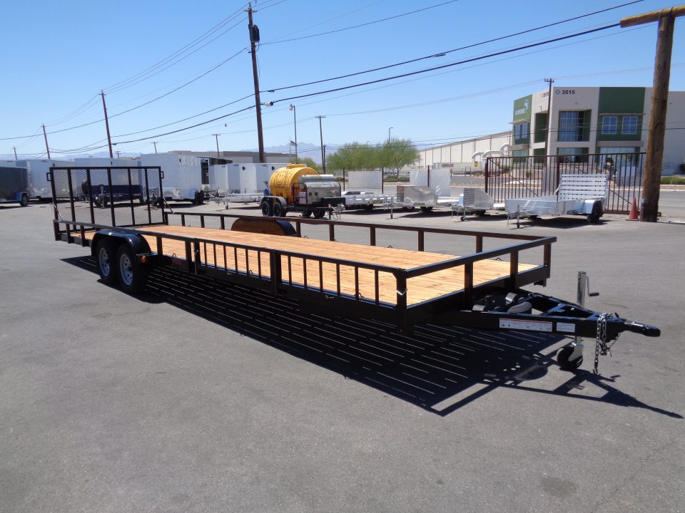 New 2026 Echo * EA-28-15T * 28Ft Tandem Axle 7K Utility Trailer w/ Side Ramps
