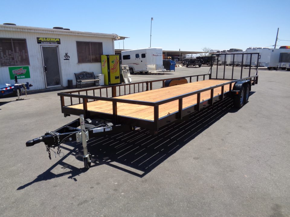New 2026 Echo * EA-28-15T * 28Ft Tandem Axle 7K Utility Trailer w/ Side Ramps
