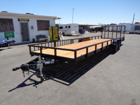 New 2026 Echo * EA-28-15T * 28Ft Tandem Axle 7K Utility Trailer w/ Side Ramps