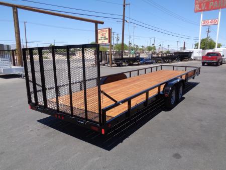 New 2026 Echo * EA-28-15T * 28Ft Tandem Axle 7K Utility Trailer w/ Side Ramps