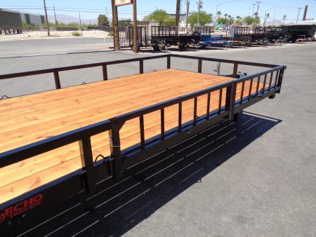 New 2026 Echo * EA-28-15T * 28Ft Tandem Axle 7K Utility Trailer w/ Side Ramps