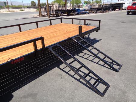 New 2026 Echo * EA-28-15T * 28Ft Tandem Axle 7K Utility Trailer w/ Side Ramps