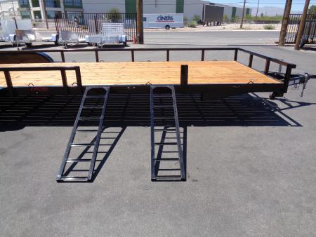 New 2026 Echo * EA-28-15T * 28Ft Tandem Axle 7K Utility Trailer w/ Side Ramps