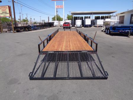 New 2026 Echo * EA-28-15T * 28Ft Tandem Axle 7K Utility Trailer w/ Side Ramps