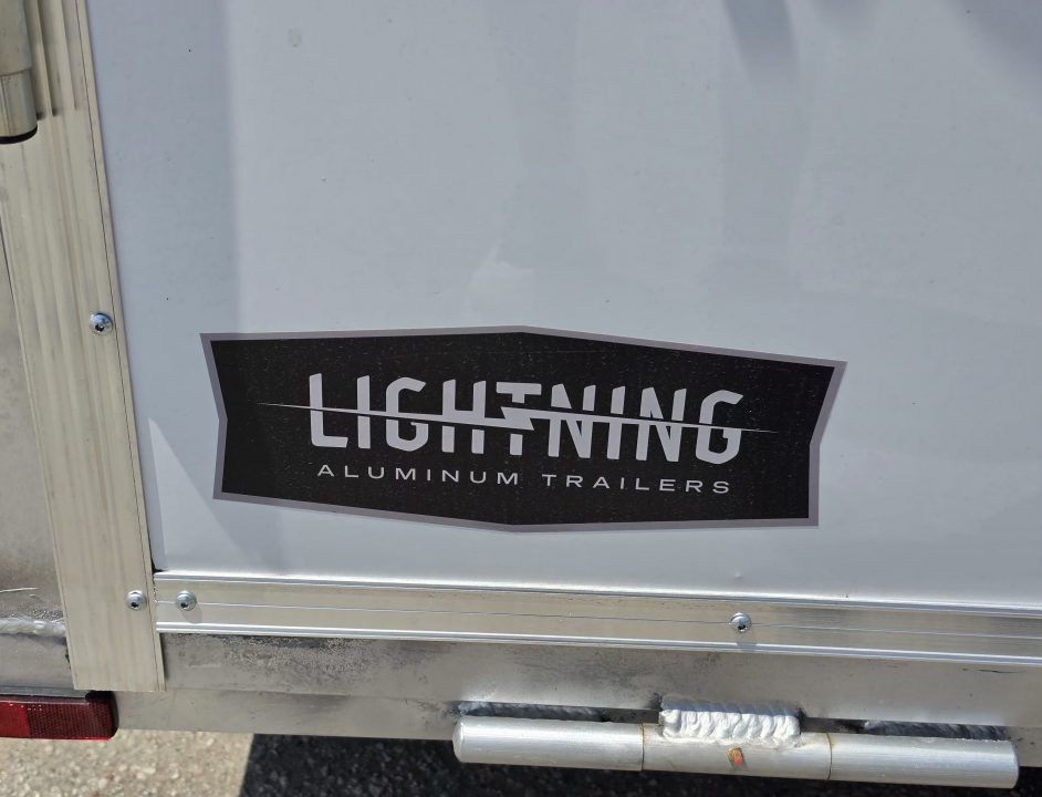 New 6 X 10 CARGO ENCLOSED REAR RAMP DOOR ALL ALUMINUM SINGLE AXLE 2027